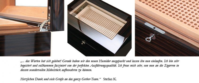 Tischhumidor Cube Gerber Humidor