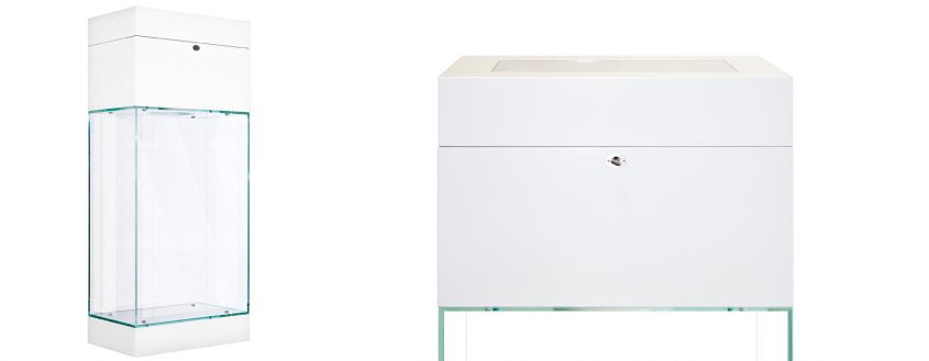 Cube mit Glasbase GERBER Humidor